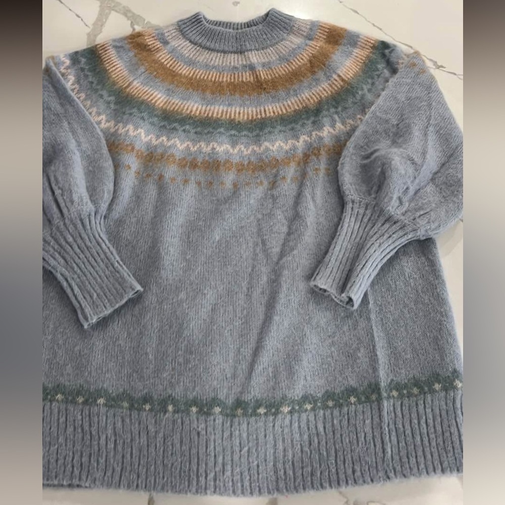Jcrew holiday fair isle Patterned Women's Sweater size small
